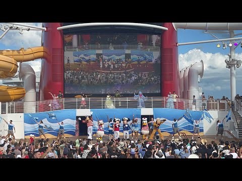 ディズニークルーズ ウィッシュ号 出航パーティー Set Sail on a Wish