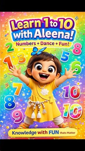 1 to 10 Learning Story with Fun Dance Moves #learnnumbers #1to10 #kidsdance #countingforkids