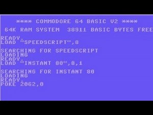 Install 80 Column Preview For C64 Speedscript 3.2