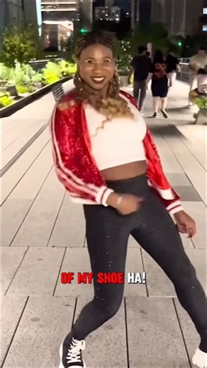 Lachi ™ Recording Artist, Cultural Architect on Instagram: "Blind Girl does Michael Jackson - Did I get the moves right? 💃🏽 I’M THAT Music Video is OUT NOW on @VEVO 👀 Shoutout @HeadBtchMusic for releasing, @MiniProducer for voicing the video’s audio description, and @bdpopnorrbotten songwriting camp where the song was born! [VIDEO - Lachi singing and dancing on the High Line in a red sequin jacket]"