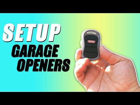 Genie Garage Opener Remote Programming with Aftermarket Remotes