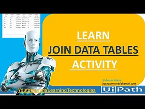 UiPath Tutorial || Day 50 : Join Data Tables || Data Table Activities