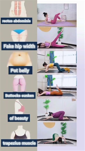 🔥 6 Best Exercises to Get a Flat Belly & Perfect Body Shape Fast! #Workout #Fitness