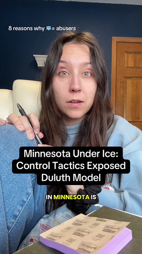 How can I be expected to teach kids these power and control dynamics when a scary number of their rural Minnesota parents support the occupation of ICE in our streets? Here are 8 reasons why it’s abusive, using the Duluth Model of Power and Control.