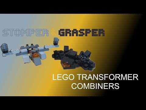 lego transformer combiners review: STOMPER AND GRASPER