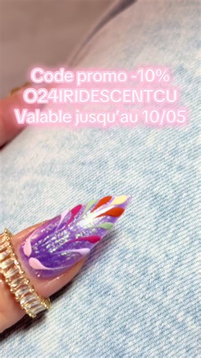 Code promo -10% O24IRIDESCENTCU Valable jusqu’au 10/05 @Ongle24Officiel #ongle24