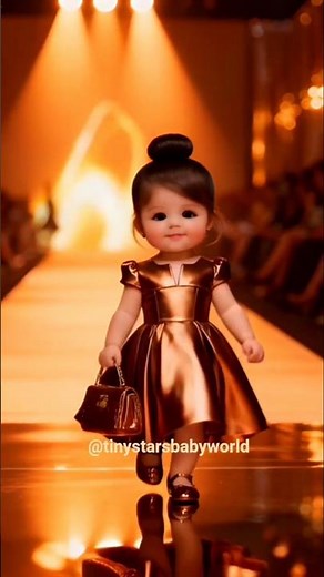 Adorable Baby Fashion Runway 👶✨ | Elegant Mini Models & Stunning Dress Styles