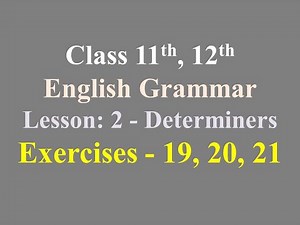 PSEB 11th, 12th Class English Grammar Lesson 2 Exercises 19, 20, 21