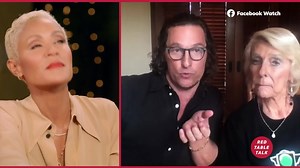Matthew McConaughey Mcomes to the Table with his mother for an EXCLUSIVE and, intimate conversation about his childhood and career on today's Red Table Talk -- only on Facebook Watch. | Red Table Talk