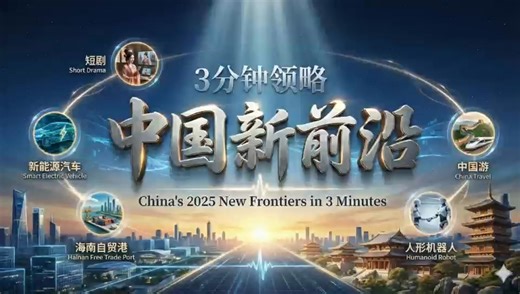 China’s 2025 New Frontiers in three minutes In 2025, China witnessed significant progress in areas like culture, technology, and the economy: its short dramas gained increasing popularity overseas, humanoid robots achieved mass production, and Hainan launched island-wide special customs operations... China is becoming more open, and its appeal continues to grow. Here are some “lively” keywords to lead you on a tour of these developments. #china #ai | China News 中国新闻网