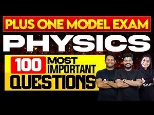 Plus One Model Exam Physics | 100 Most Important Questions | Eduport Plus One