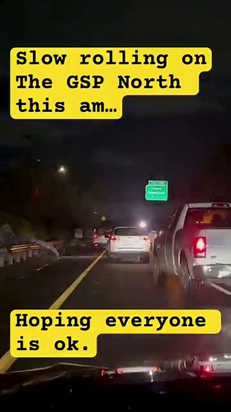 Accident on Garden State Parkway North bound, exit 135 #newjersey