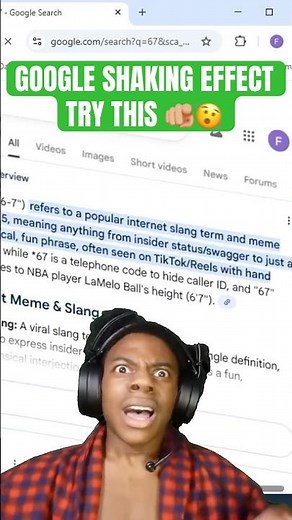Google Ka Secret Shake Effect | Hidden Google Shake Effect | Google Secret Trick #shorts #google