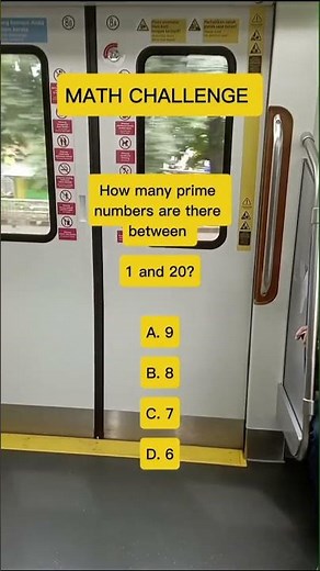MATH How many prime numbers are there between 1 and 20? #mathcircles #mathisfigureoutable