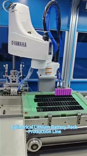 Cylindrical lithium battery pack Daily production of 5,000 18650 cells, fully automated assembly
