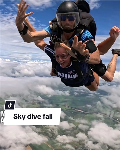 Unexpected Heart Moment During Skydive
