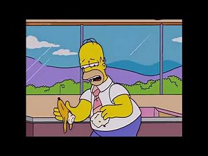 Homer Simpson Cries Over Disappearing Donuts