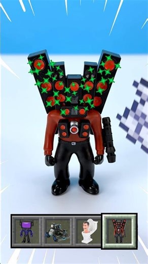 Growing Skibidi Toilet the Minecraft Way (IRL) Part 2 #shorts