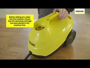 How do I fill up my SC3 steam cleaner