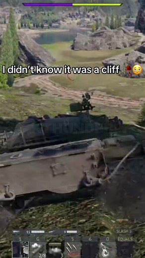 Unexpected Cliff Moments in War Thunder Gameplay