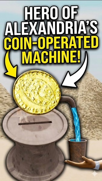 The World's First Vending Machine was Invented 2,000 Years Ago! 😱 (3D Animation in Hindi) #shorts