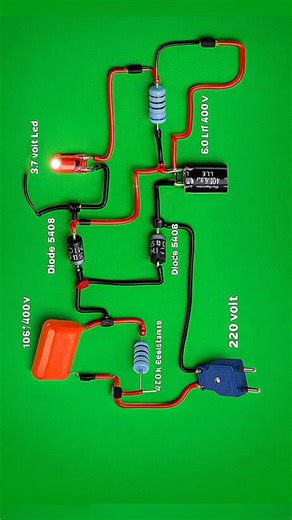 How to Make Safe 220V AC to 3.7V LED Power Module #dimmerswitches #ledmodule #smddownlight