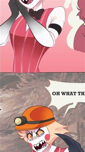 alastor makes lucifer mine! - hazbin hotel comic dub #hazbinhotel #shorts