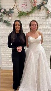 If your gown feels too big on your wedding morning, don’t panic 🤍