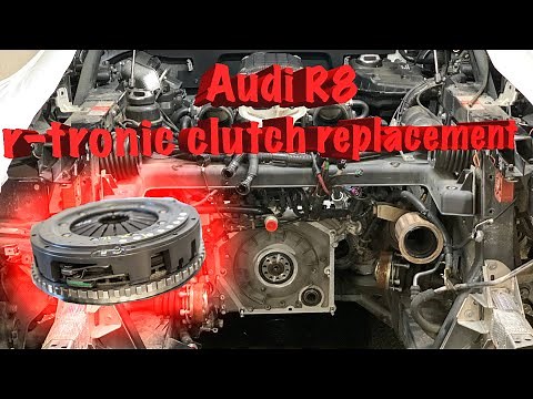 Audi R8 R-tronic Clutch replacement . Installation, adaptation and perform procedure .