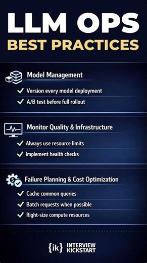 LLM Ops Best Practices