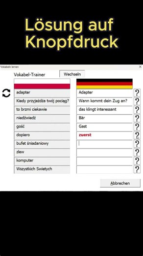 Excel as a vocabulary trainer? 😲 It’s actually possible!