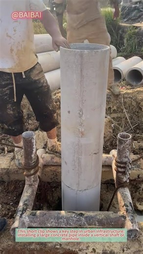 How to Install a Concrete Pipe in a Shaft (Step-by-Step)