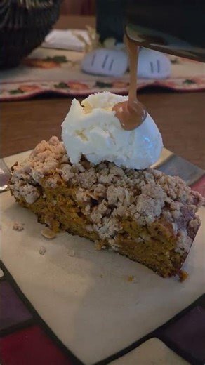 sticky toffee pumpkin cake #baking #holidayseason #cozy #cozybaking #fallvibes #cozyhome