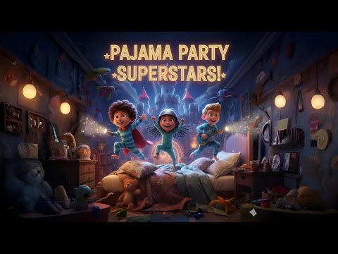 🎉 The Pajama Party Superstars! 🌙✨ Dance, Sing & Shine in Your PJs!
