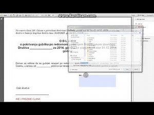 Potpisivanja pdf-a elektronsk.sertifikatom