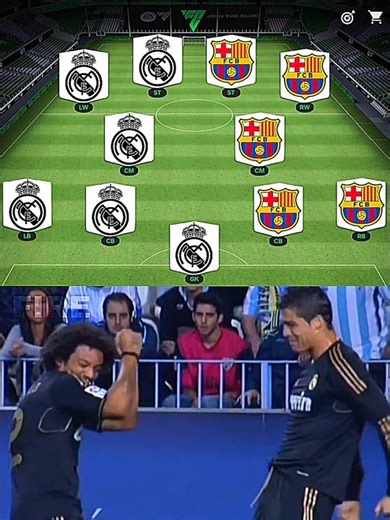 Real Madrid legend vs Barcelona new remix 🎵👑#eafc24 #shorts#eafifa#fifamobile#fifa23#fifa22#easports