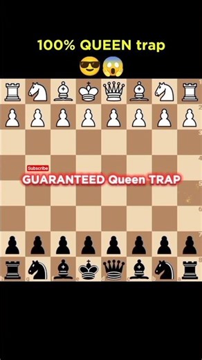 Guaranteed Queen Trap in 6 Moves!!🔥#chessshorts #chesshood #chessgame