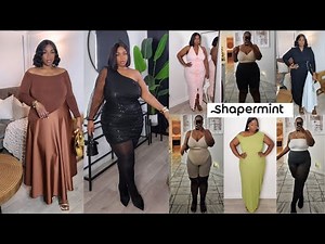 HUGE! PLUS SIZE SHAPEWEAR SHAPERMINT HAUL + HOLIDAY OUTFIT INSPO 2025