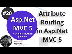 (#20) Attribute Routing in MVC 5 | mvc tutorial for beginners in .net c#