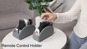 Watch Remote Control Holder Organizer, PU Leather on Amazon Live