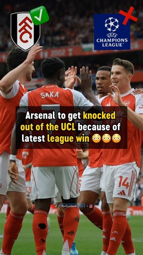 League win might RUIN Arsenal’s UCL chances 😳