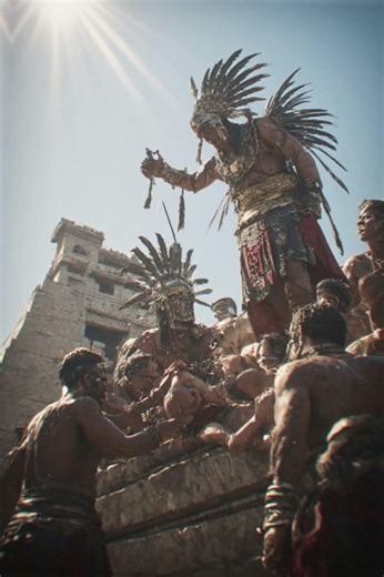 Aztecs Believed Human Sacrifice Fed the Sun.