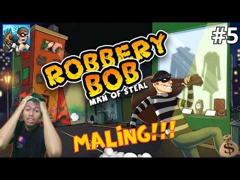 [SHORT] SAYA MENJADI MALING DI GAME INI || Robbery Bob - King of Sneak #5