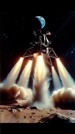 Man First Steps on the Moon! 🌕 Apollo 11 1969 #space #nasa #apollo #moonlanding