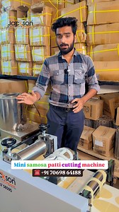 9.4K views · 148 reactions | Mini samosa patti Cutting machine ✨ | Jackson Machines | Facebook