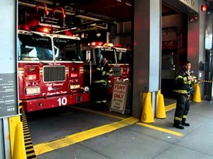fdny ladder 10 & Engine 10 responding