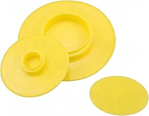 Push-in Plastic Flange Protectors - Push-In Plastic Flange Protector (To Fit Nominal Pipe Size: 5") Dn 125 - Yellow LDPE MOCAP MPI5000YW1 (qty75)