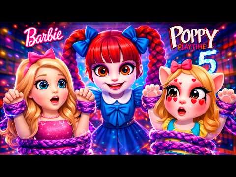 😈😈🎵 My Talking Angela 2 | Poppy Playtime 5 | POPPY VS Barbie VS Miss Delight | Cosplay Makeover 🔥✨