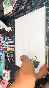 267K views · 1.5K reactions | Just create. #fyp #viraltiktok #acrylic #paint #artwork #art #trending #processvideo #blue #contempo | Jesse Hunter art | Facebook