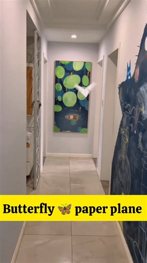 Easy Butterfly Paper Plane 🦋 | Flies Like a Real Butterfly with Smooth, Magical Flight